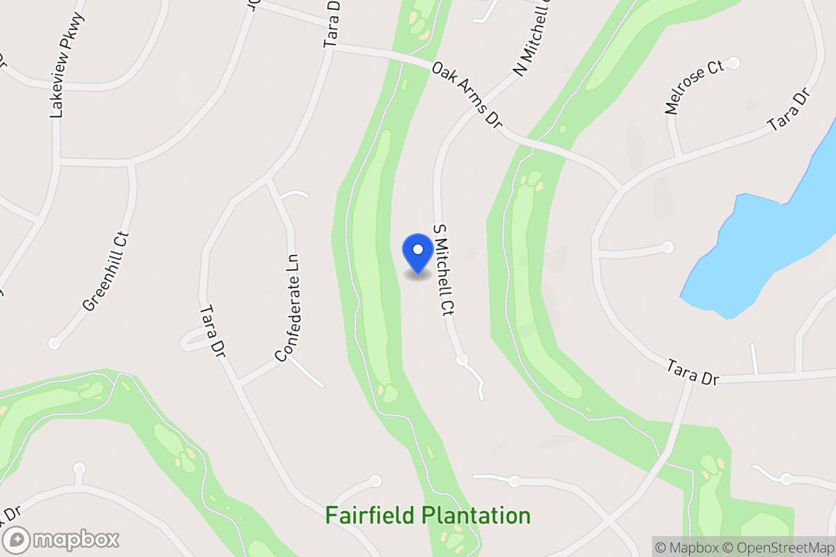 Map of 7352 S Mitchell Ct