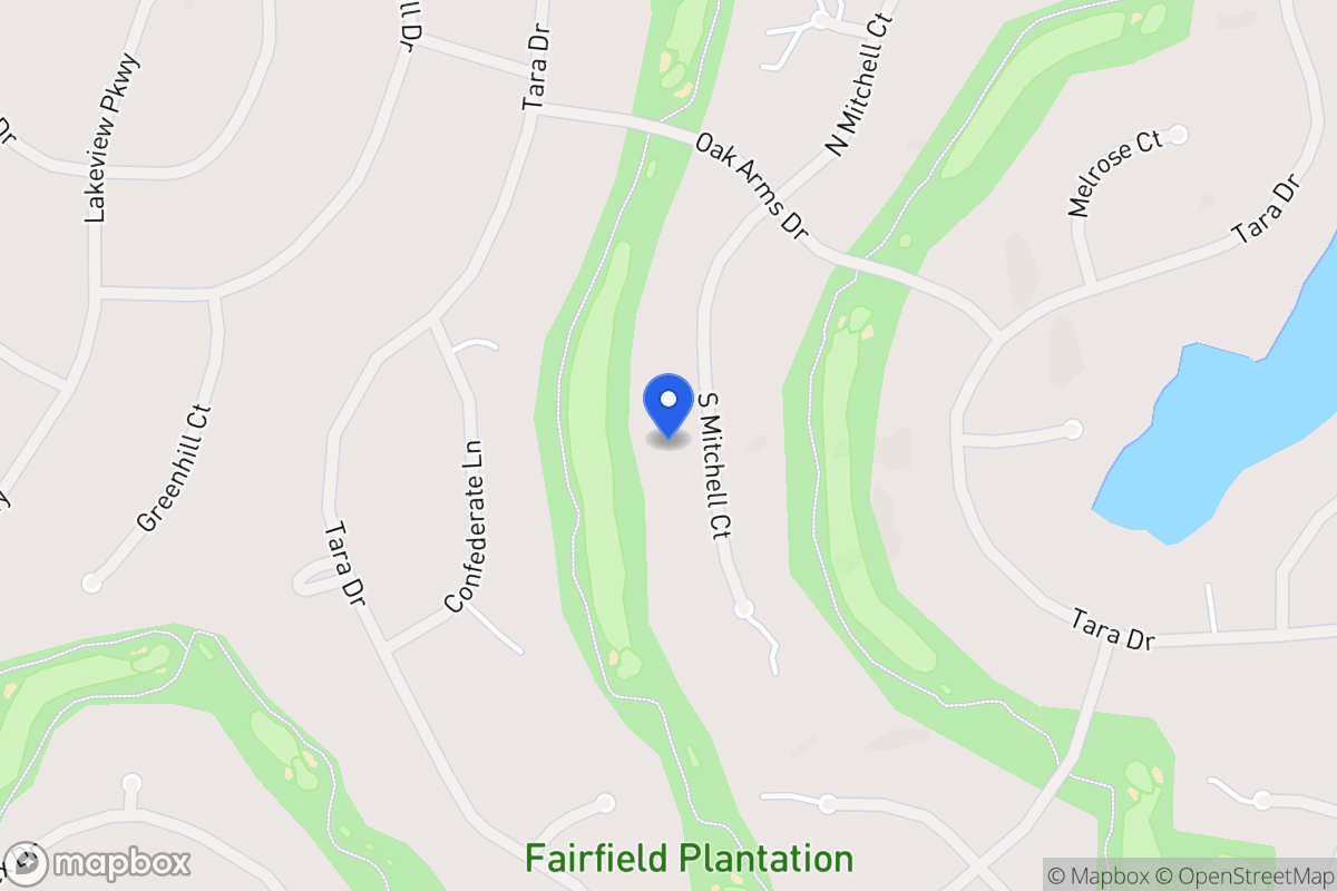 Map of 7353 S Mitchell Ct