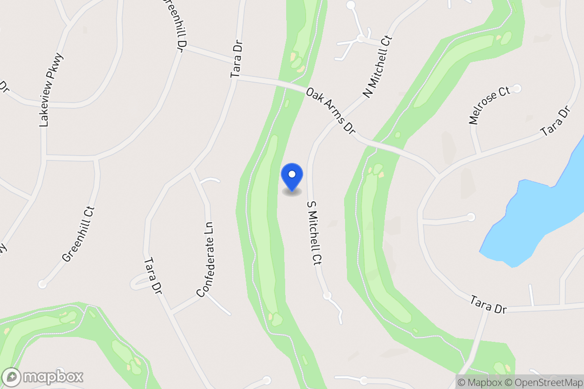 Map of 7355 S Mitchell Ct
