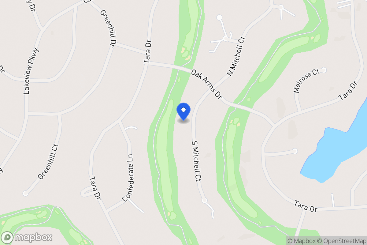 Map of 7356 S Mitchell Ct
