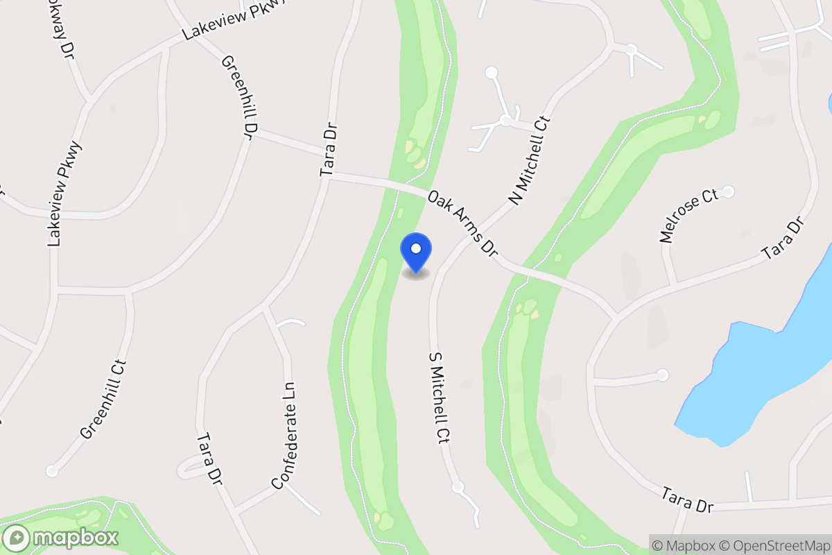 Map of 7358 S Mitchell Ct