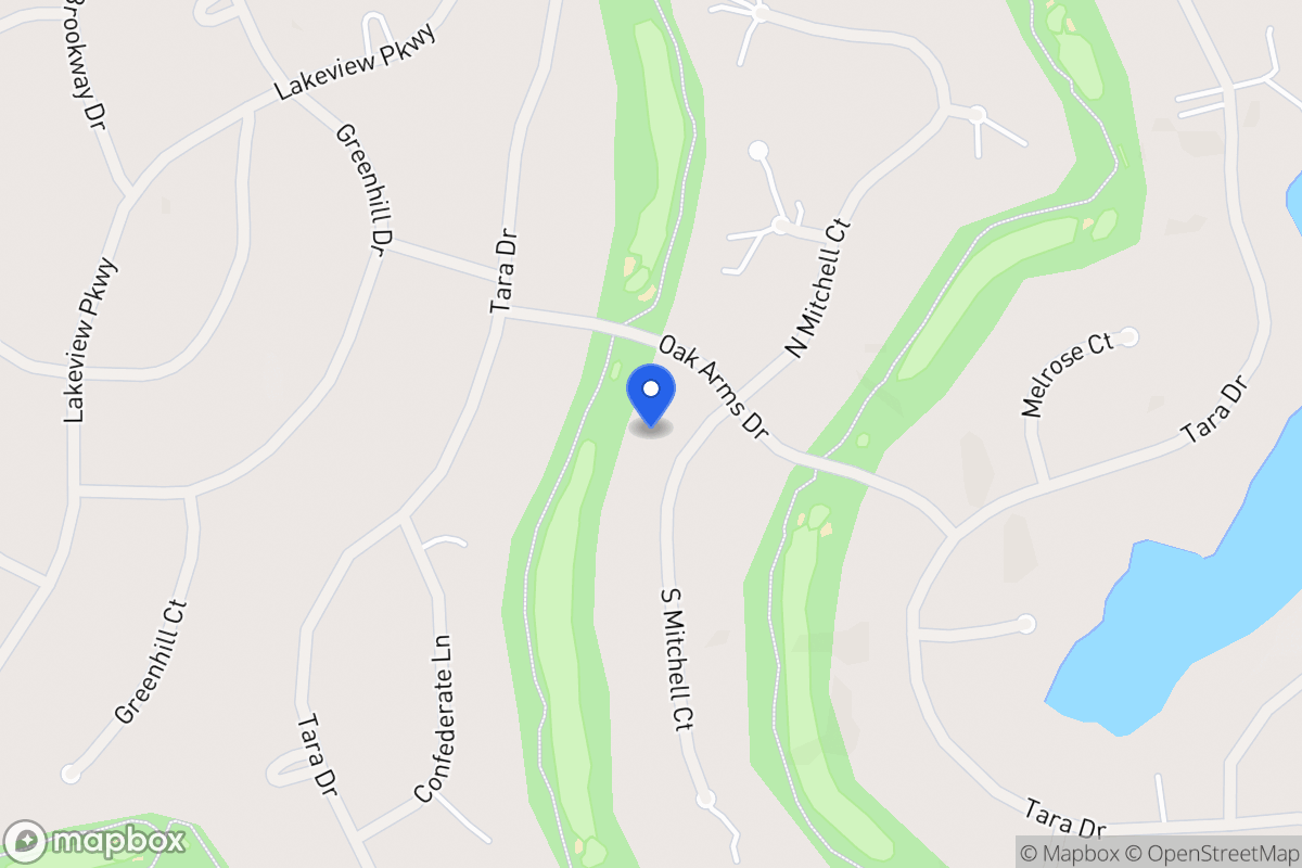 Map of 7359 S Mitchell Ct