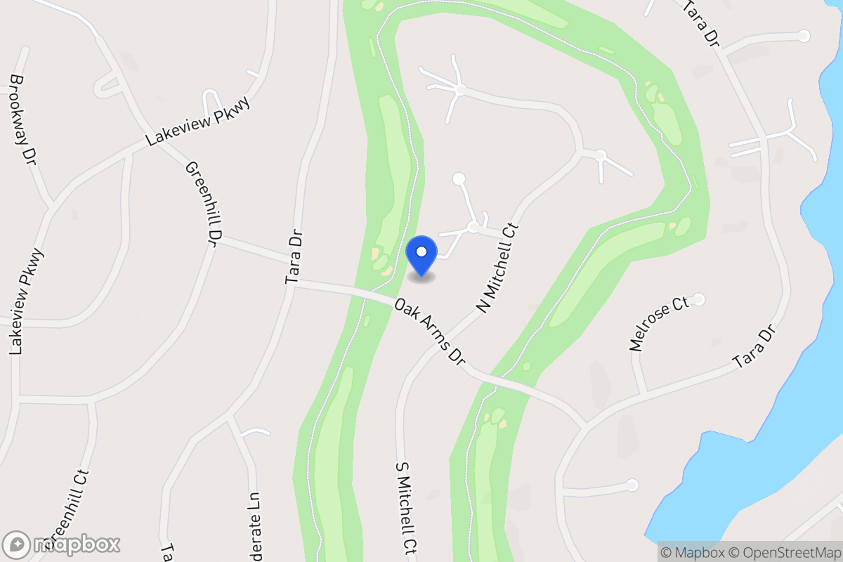Map of 7362 Oak Arms Dr