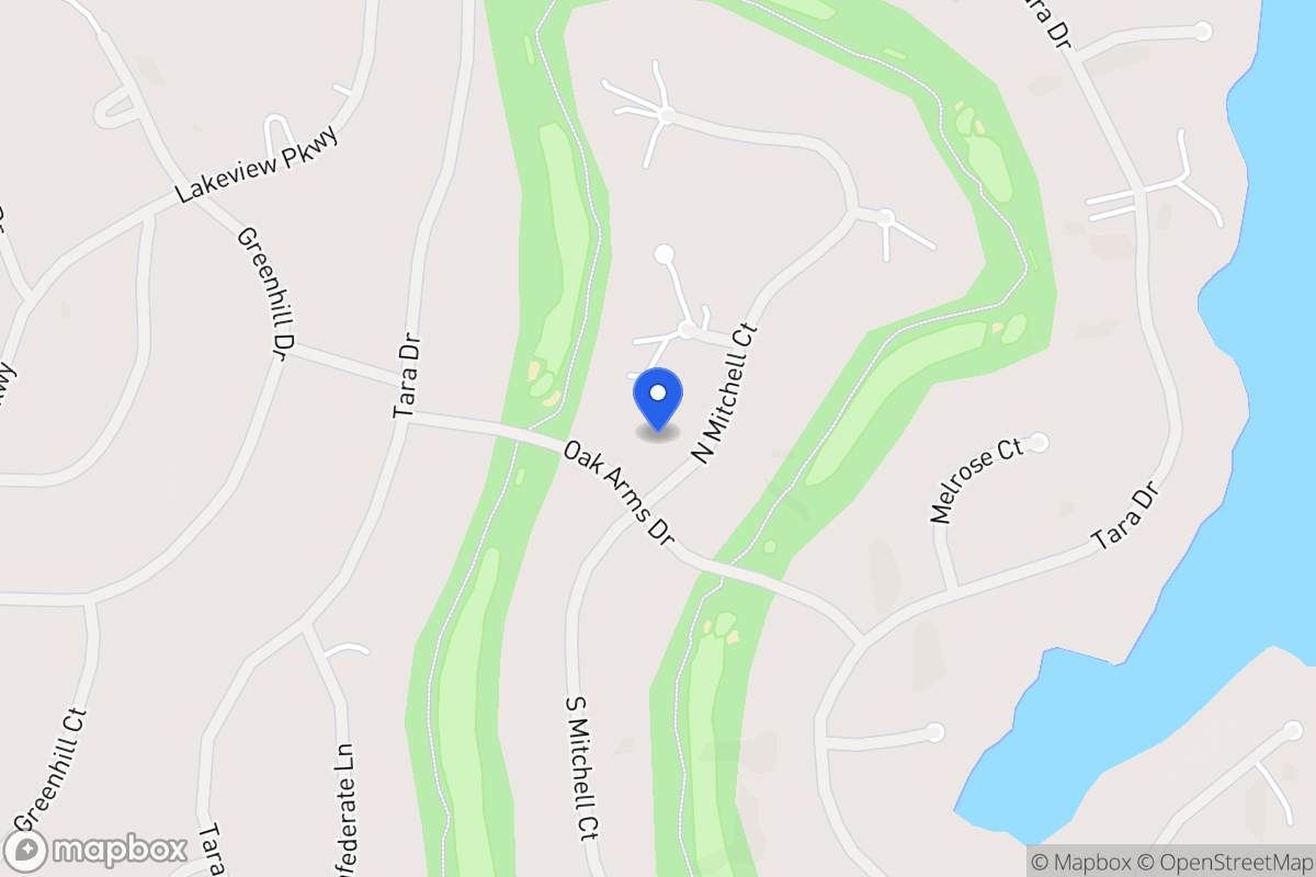 Map of 7364 N Mitchell Ct