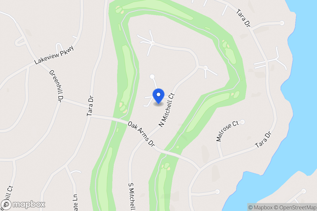 Map of 7365 N Mitchell Ct