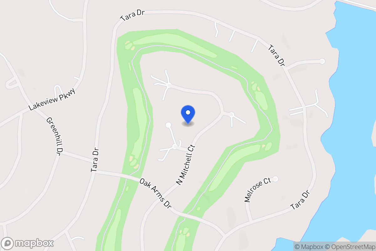 Map of 7370 N Mitchell Ct