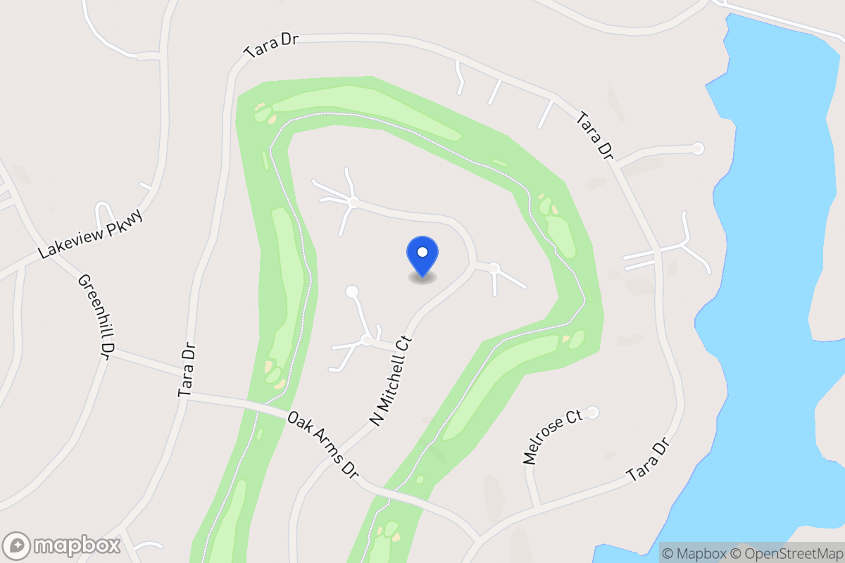 Map of 7371 N Mitchell Ct