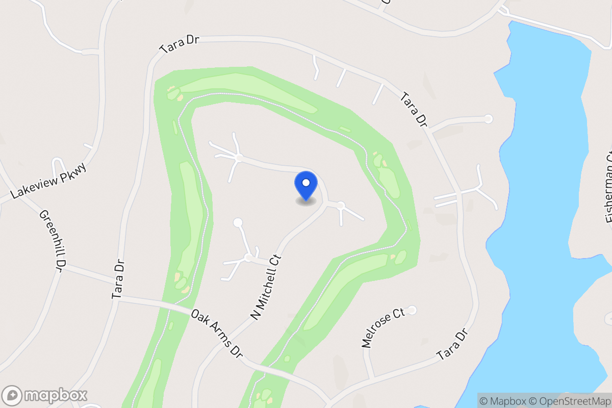 Map of 7372 N Mitchell Ct