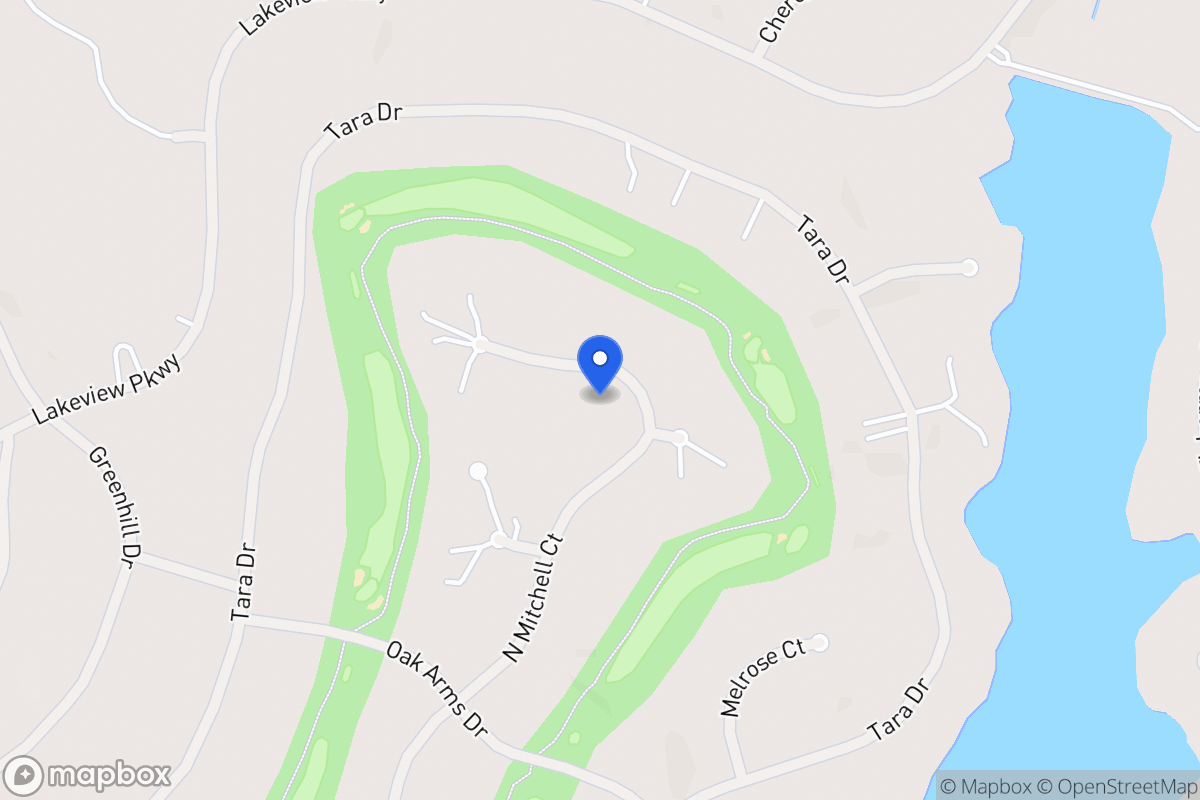 Map of 7373 N Mitchell Ct