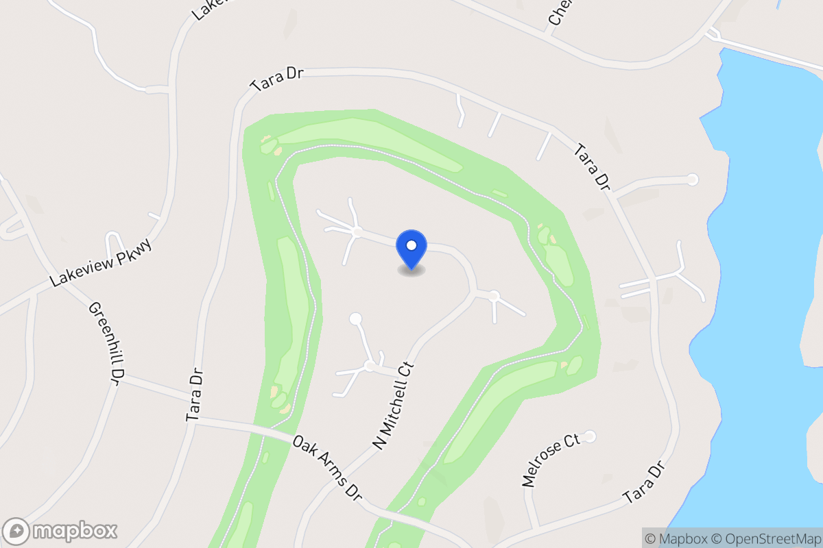 Map of 7374 N Mitchell Ct