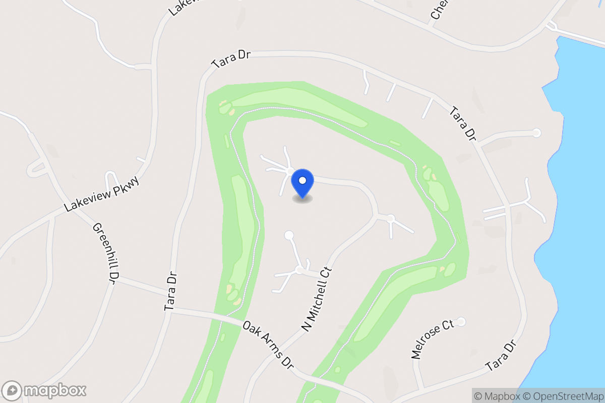 Map of 7375 N Mitchell Ct