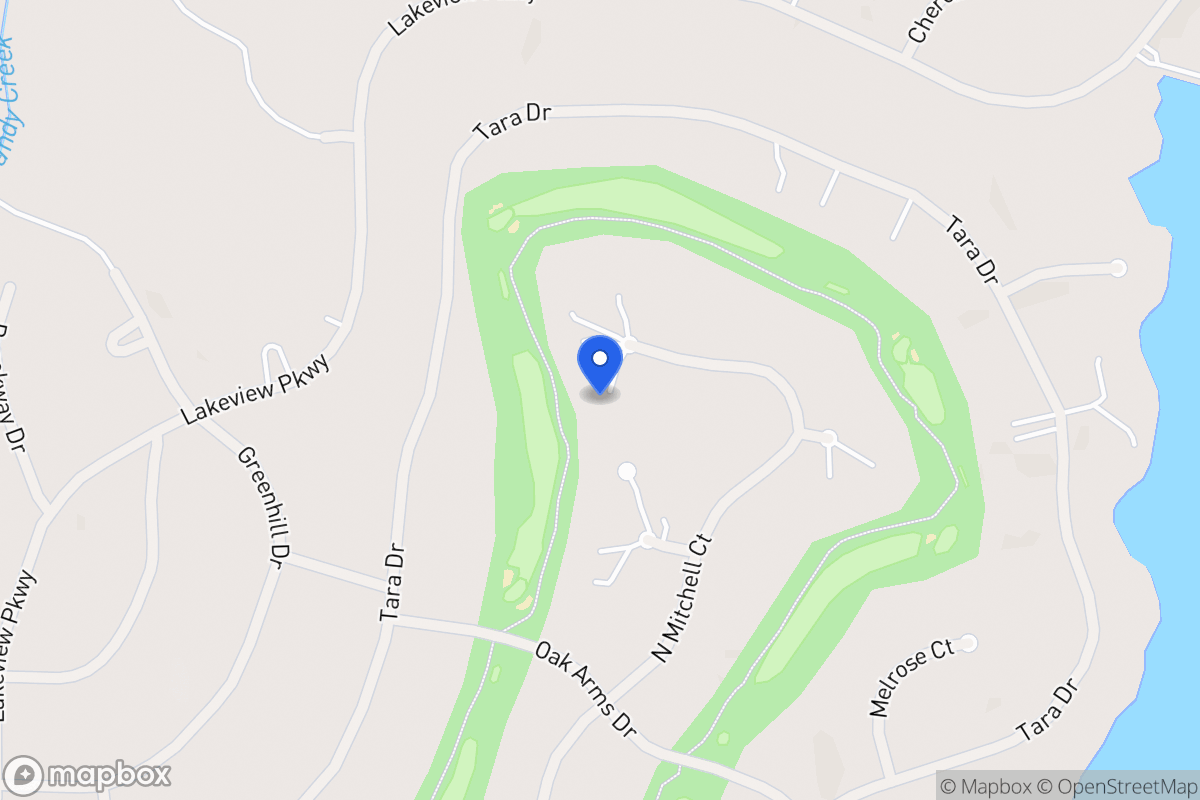 Map of 7377 N Mitchell Ct