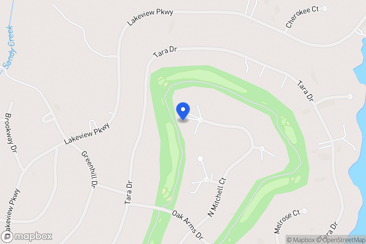 Map of 7378 N Mitchell Ct