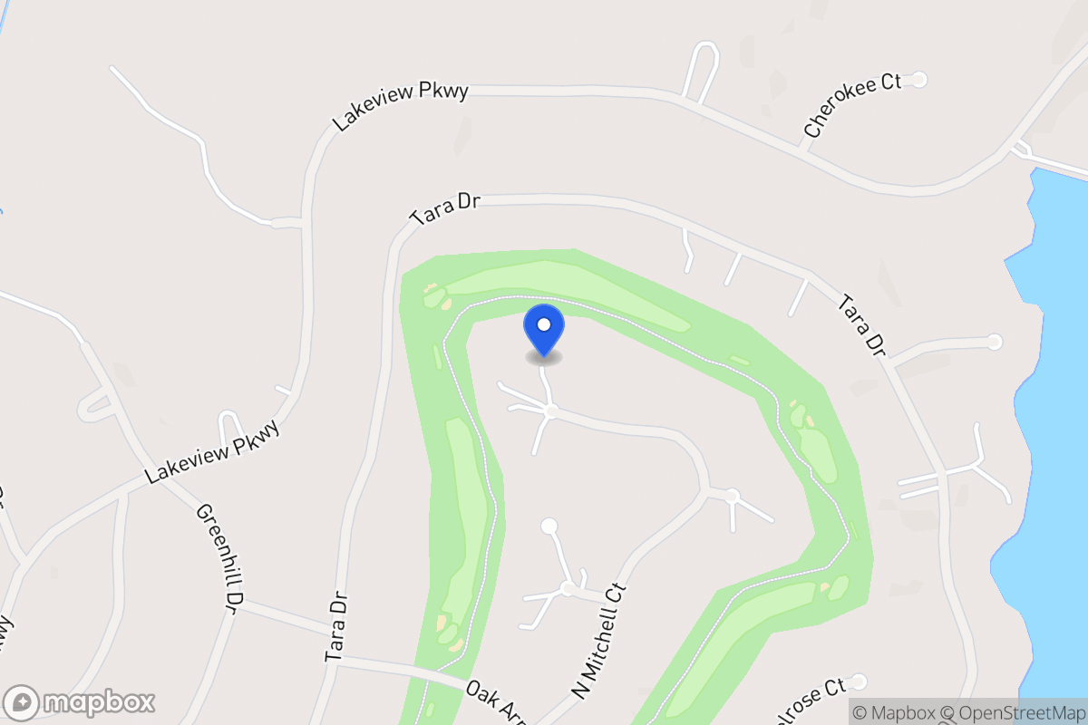 Map of 7380 N Mitchell Ct