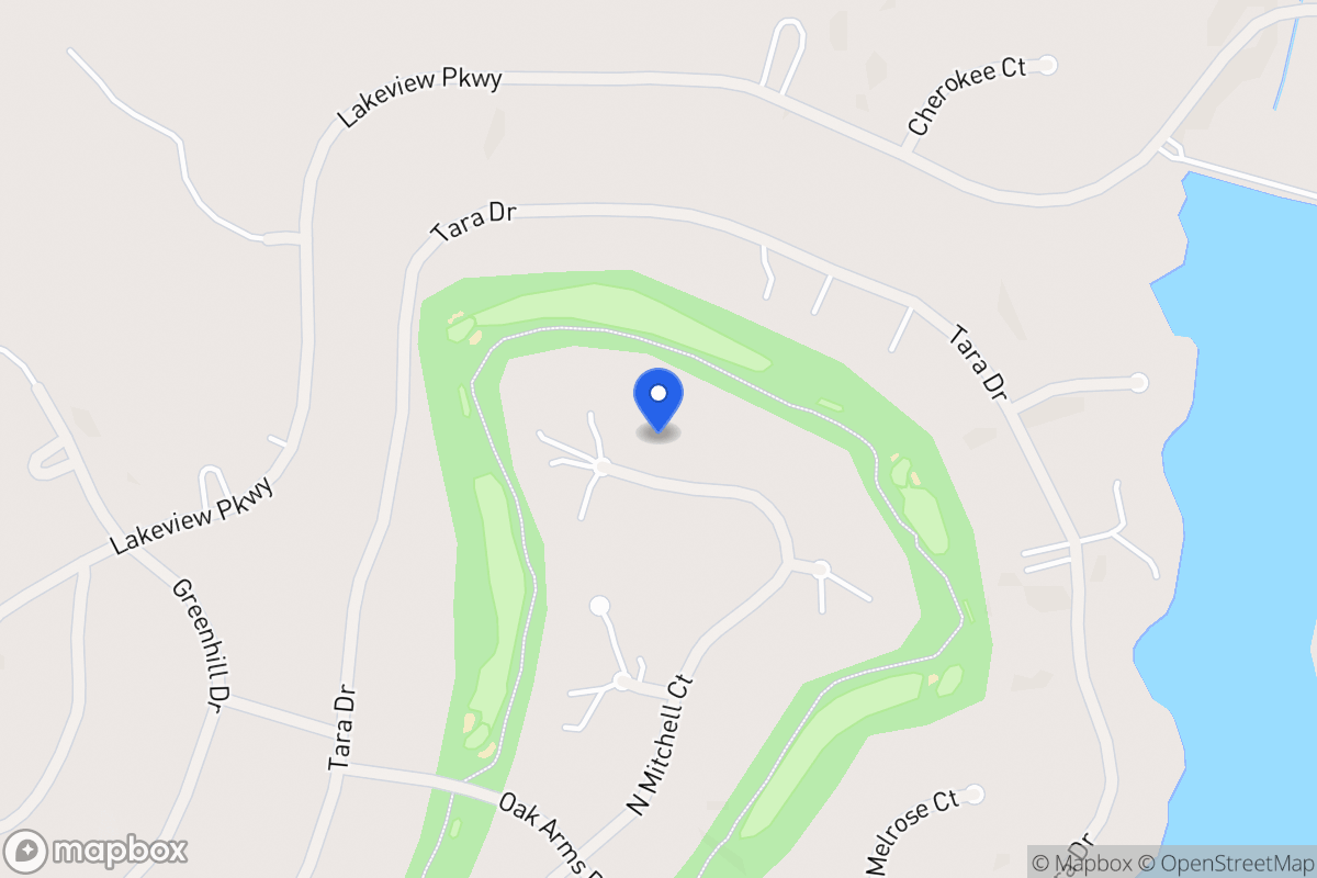 Map of 7382 N Mitchell Ct