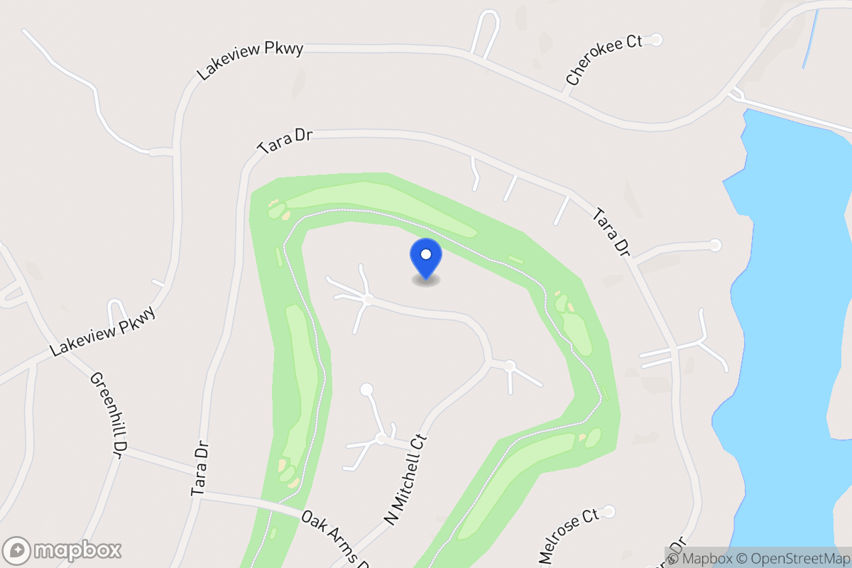 Map of 7383 N Mitchell Ct