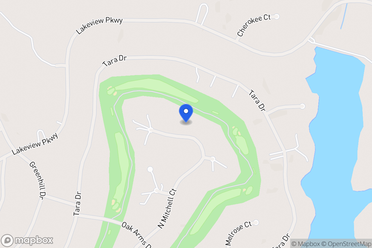 Map of 7384 N Mitchell Ct