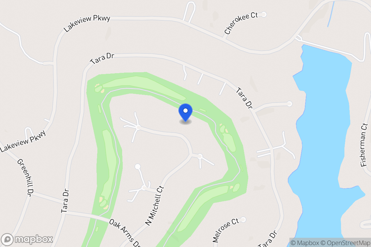 Map of 7385 N Mitchell Ct