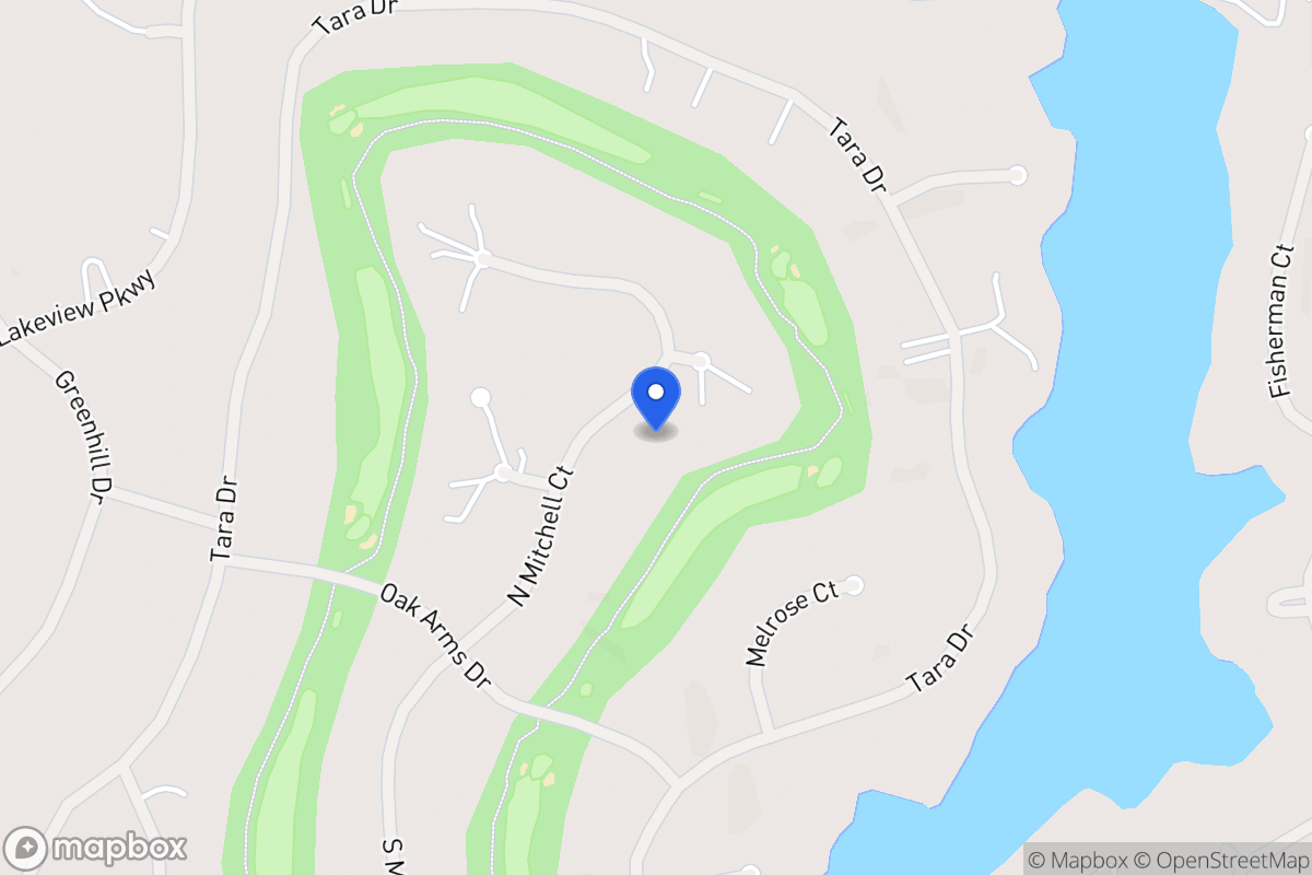 Map of 7392 N Mitchell Ct