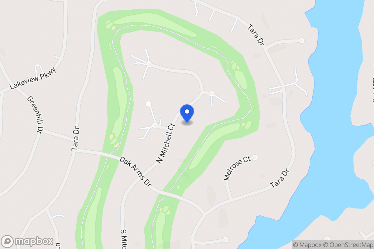 Map of 7394 N Mitchell Ct