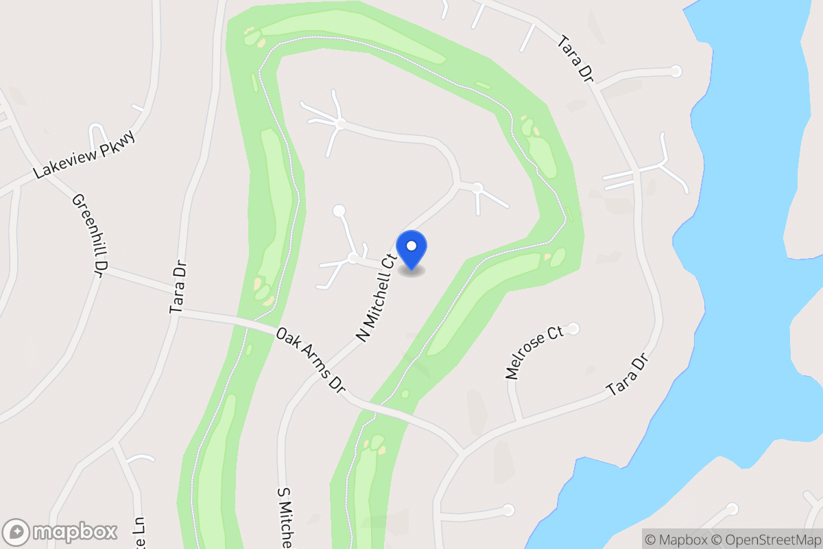 Map of 7395 N Mitchell Ct