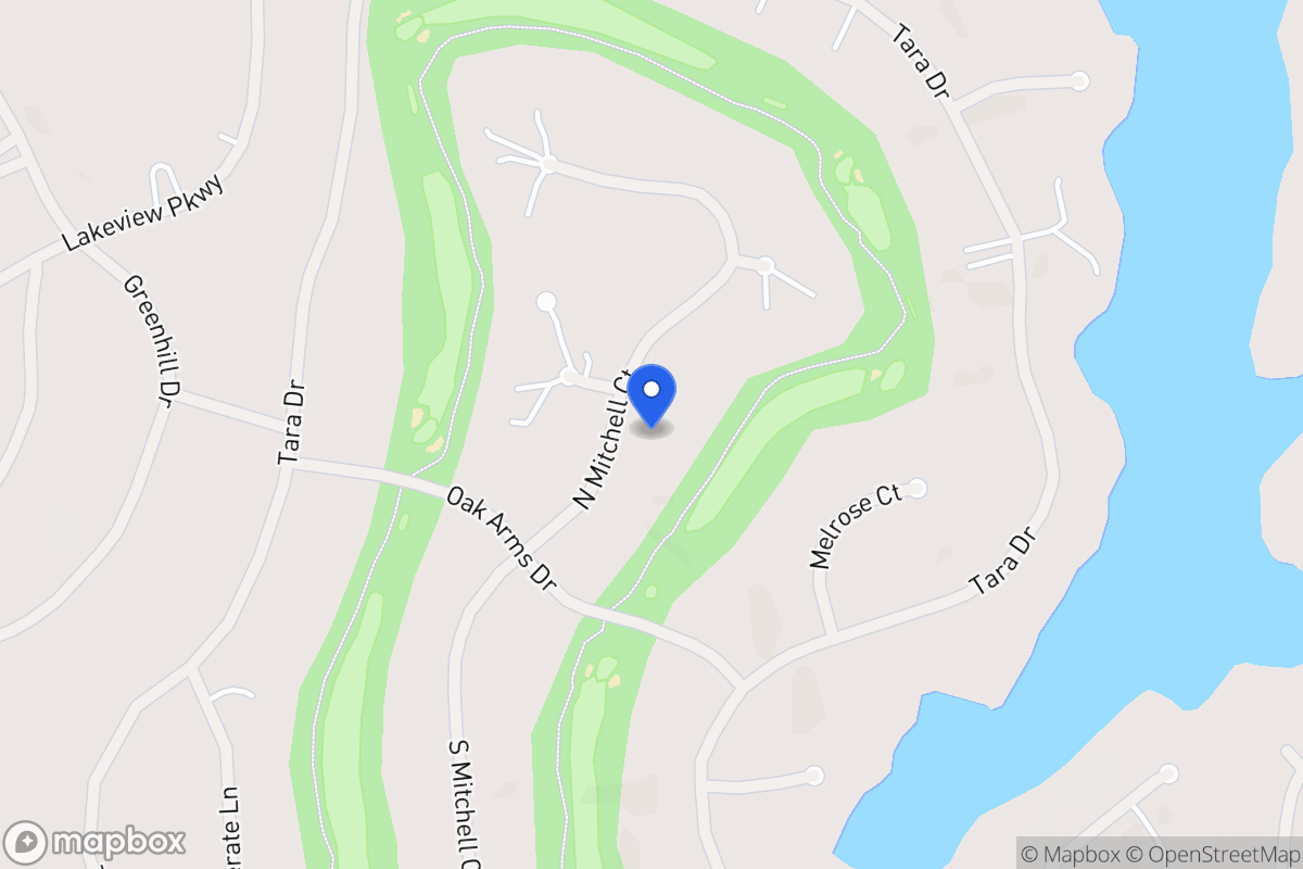 Map of 7396 N Mitchell Ct