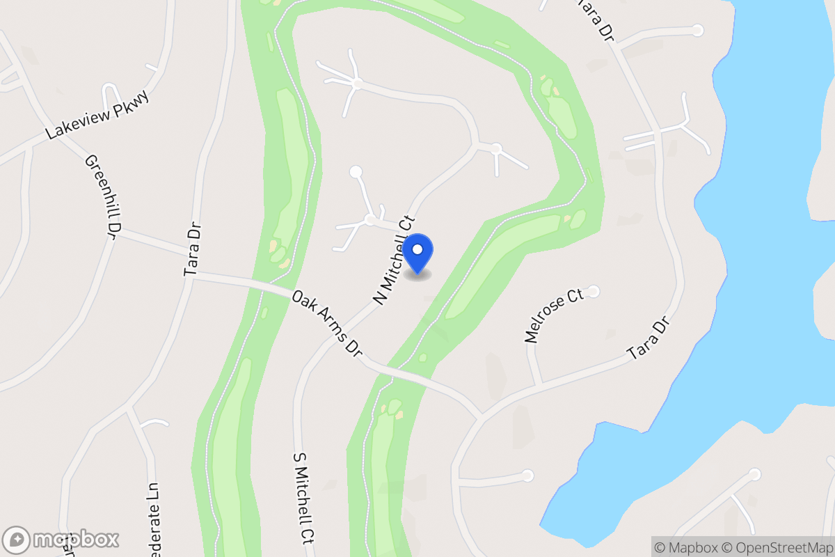 Map of 7397 N Mitchell Ct