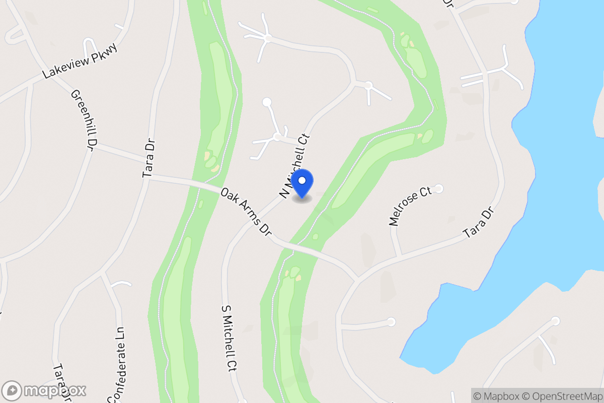 Map of 7399 N Mitchell Ct