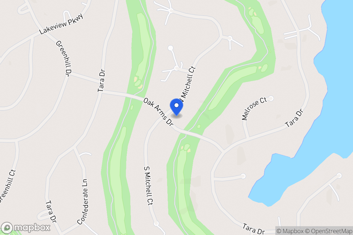 Map of 7400 N Mitchell Ct