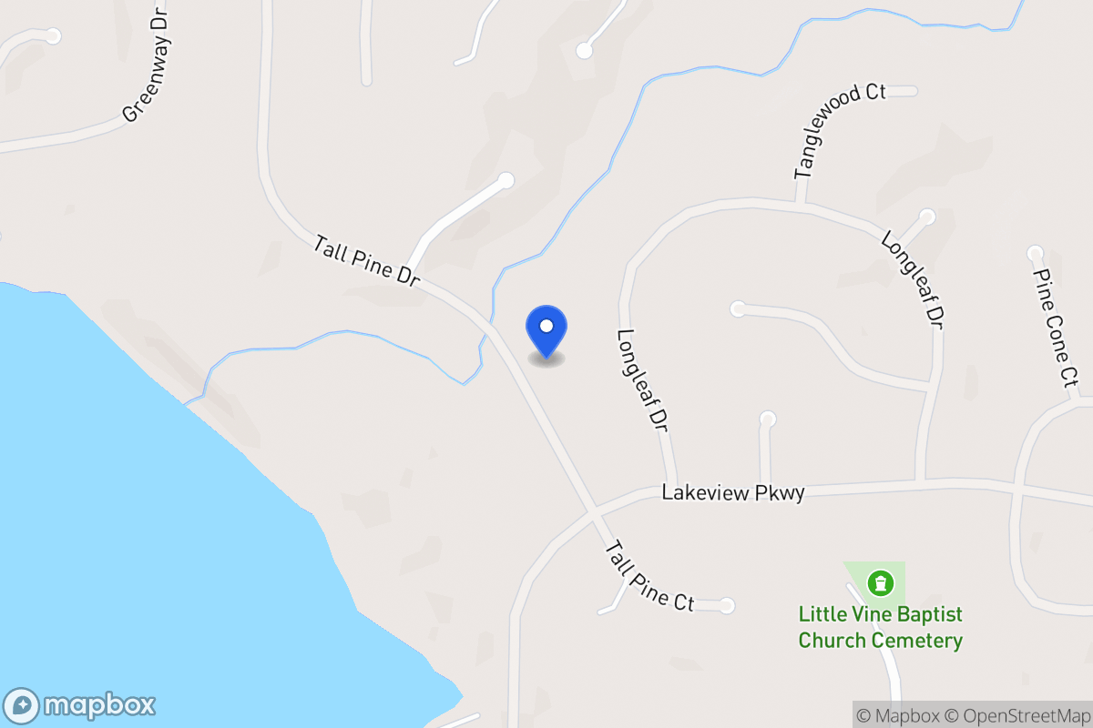 Map of 8002 Tall Pine Dr