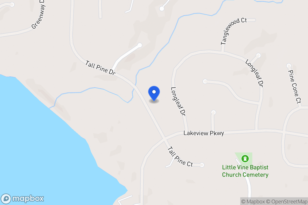 Map of 8003 Tall Pine Dr