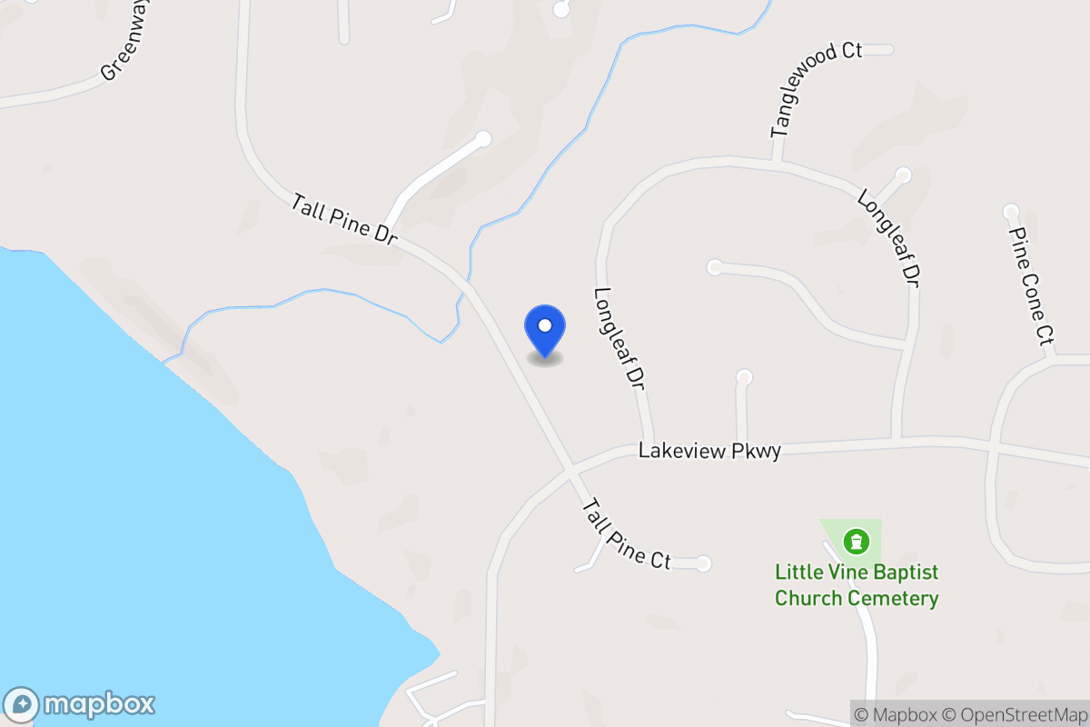 Map of 8004 Tall Pine Dr