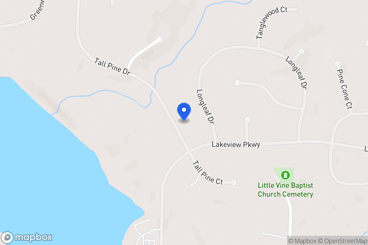 Map of 8005 Tall Pine Dr