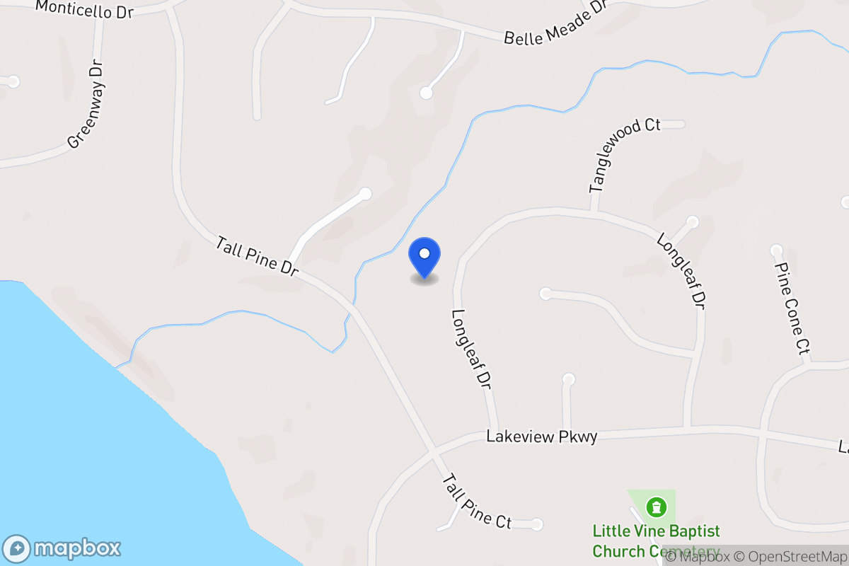 Map of 8015 Longleaf Dr