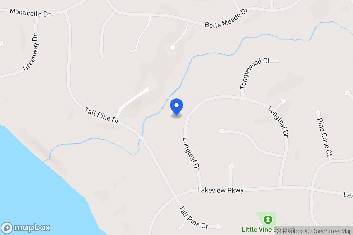 Map of 8016 Longleaf Dr