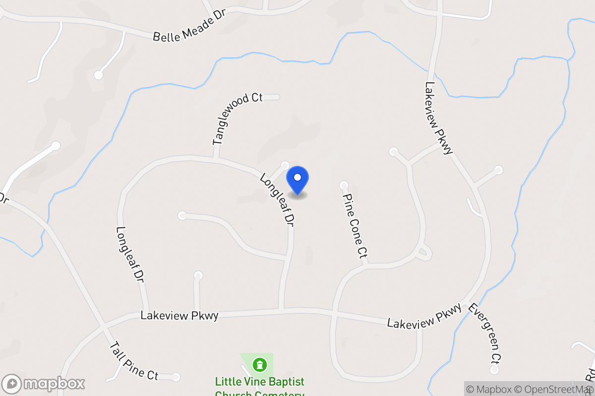 Map of 8033 Longleaf Dr
