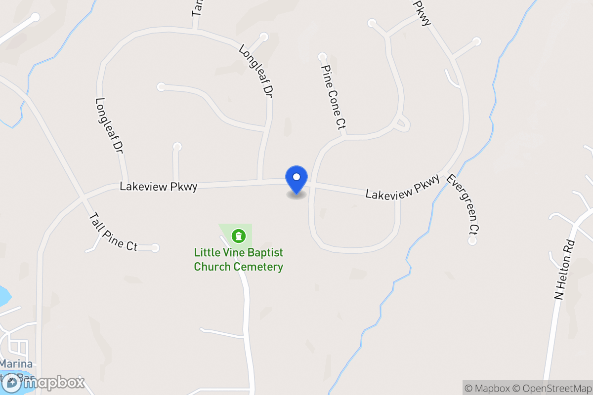 Map of 8101 S Pine Cone Dr