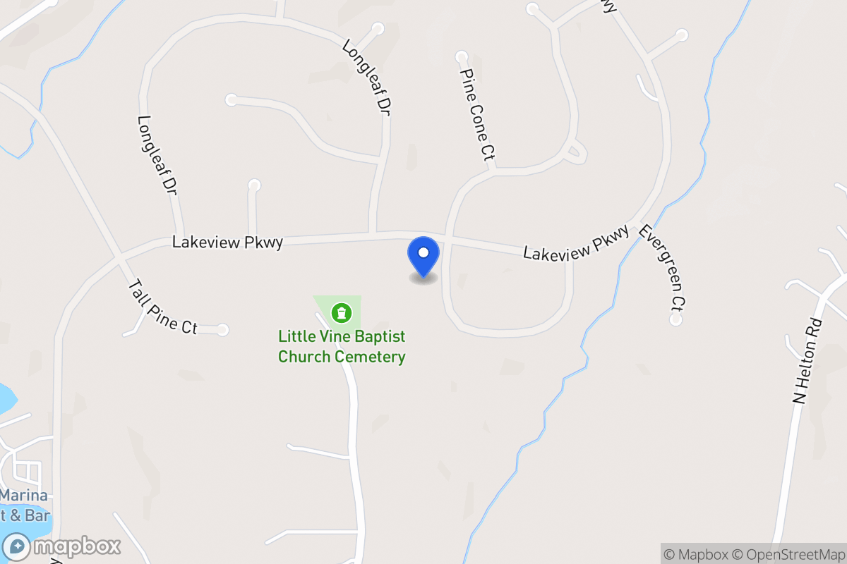 Map of 8102 S Pine Cone Dr