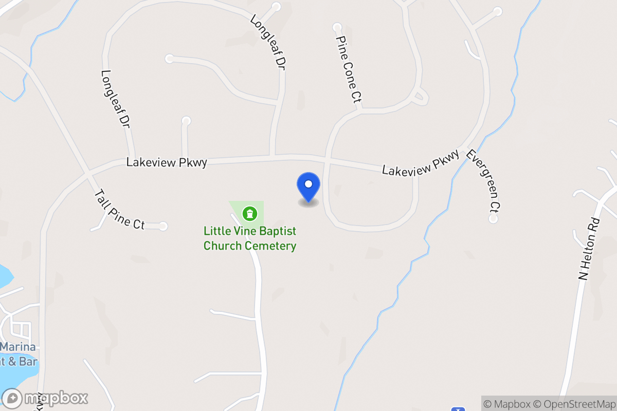 Map of 8103 S Pine Cone Dr