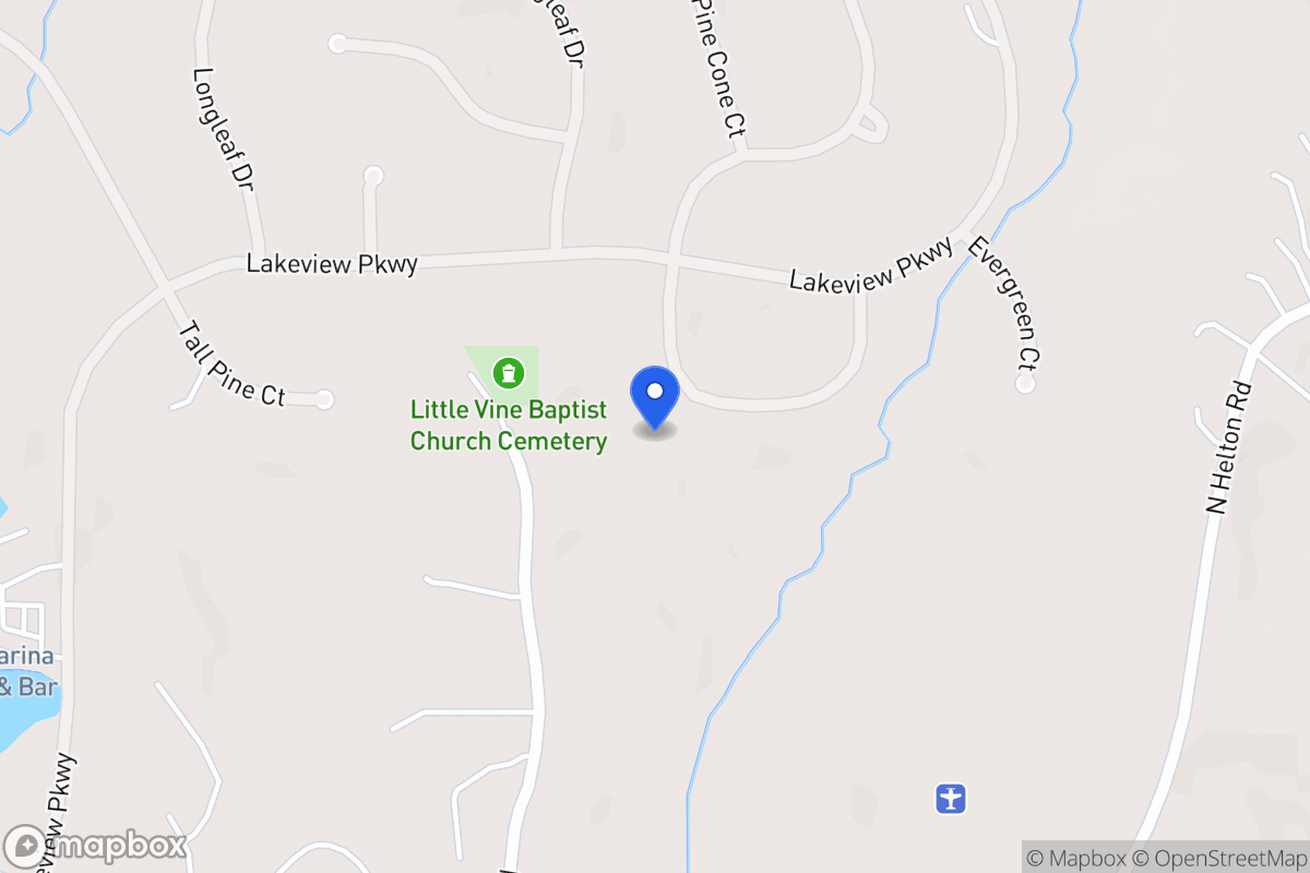 Map of 8106 S Pine Cone Dr