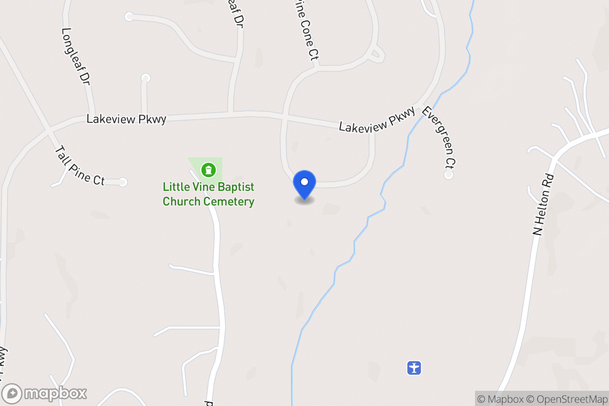 Map of 8107 S Pine Cone Dr