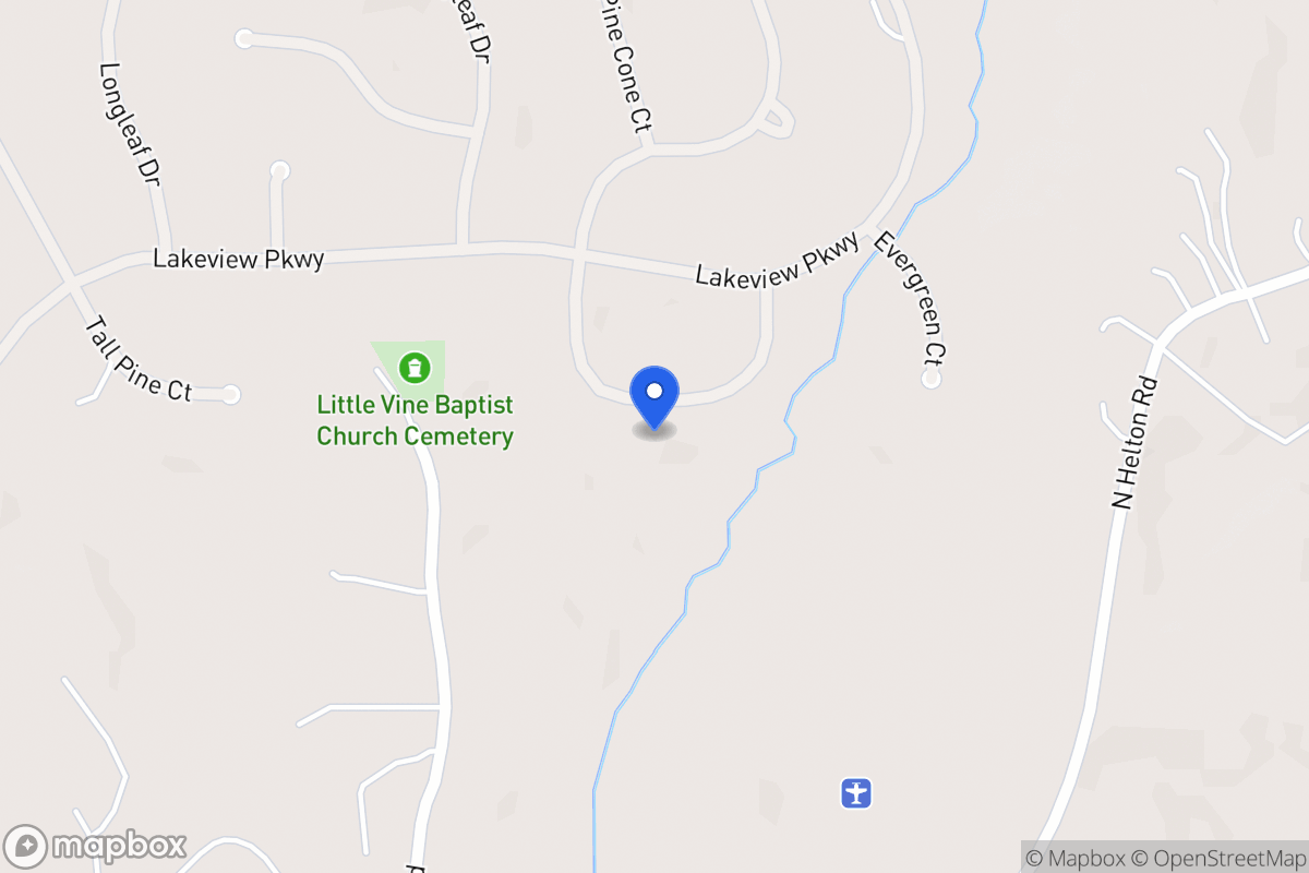 Map of 8108 S Pine Cone Dr