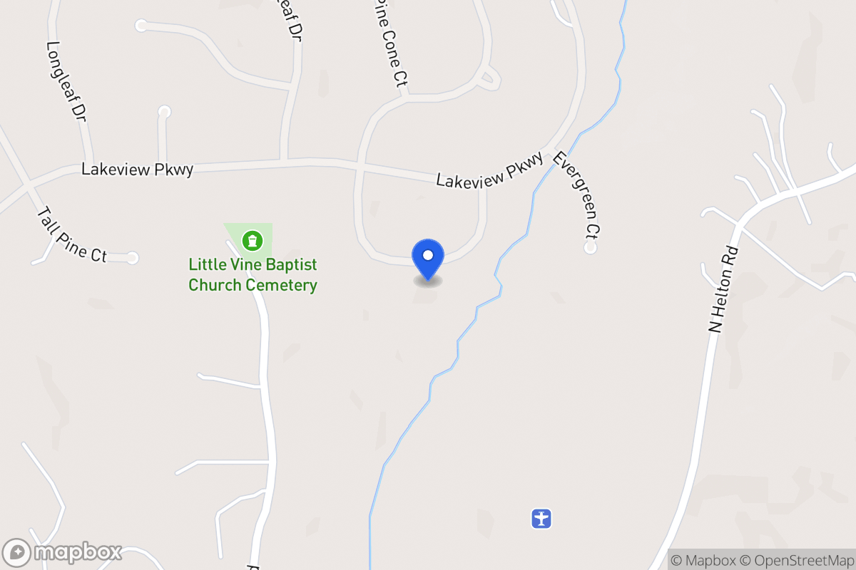 Map of 8109 S Pine Cone Dr
