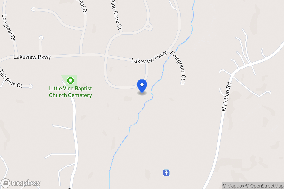 Map of 8111 S Pine Cone Dr