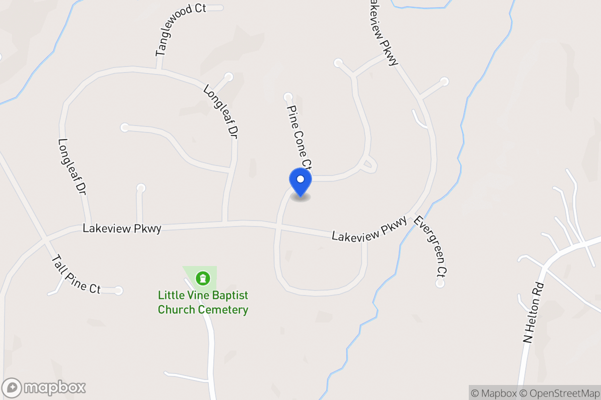 Map of 8164 N Pine Cone Dr