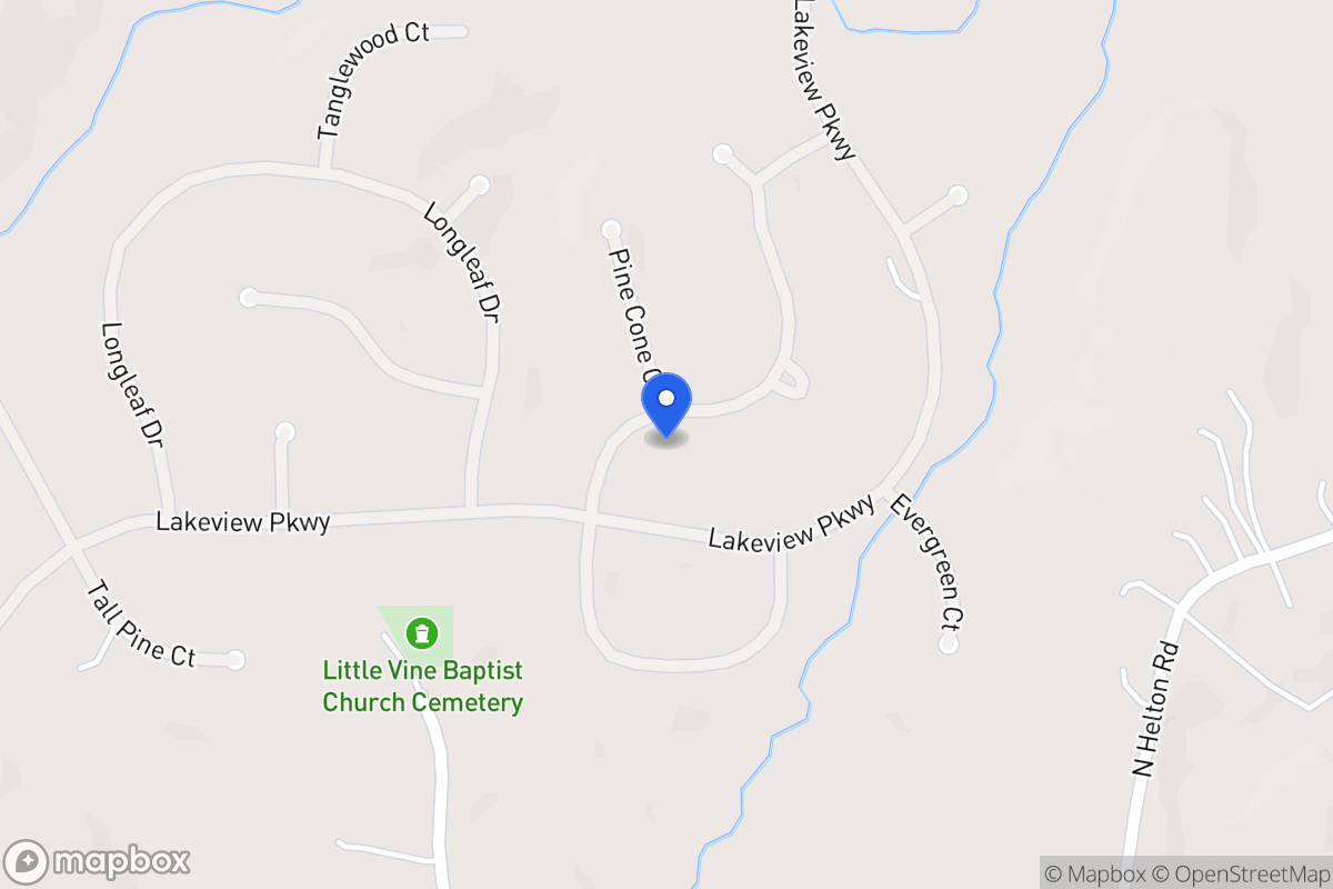 Map of 8165 N Pine Cone Dr