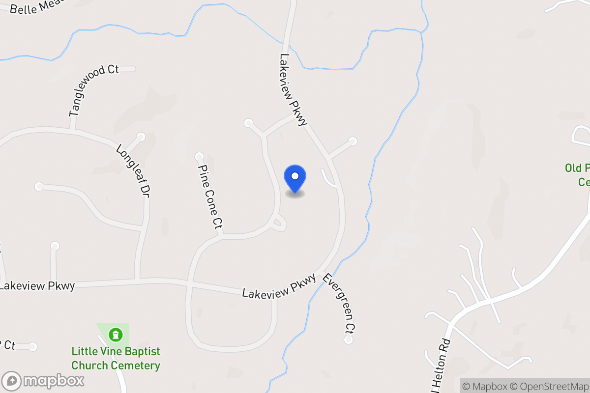 Map of 8173 N Pine Cone Dr