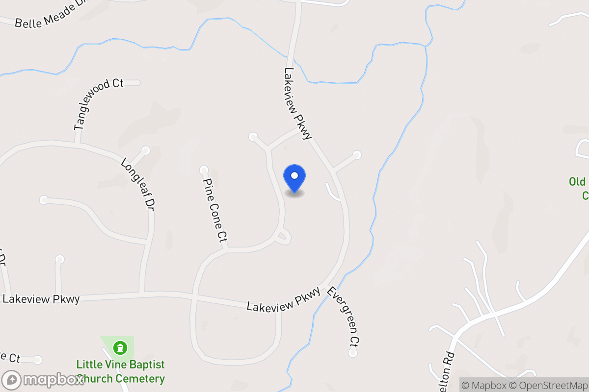 Map of 8174 N Pine Cone Dr
