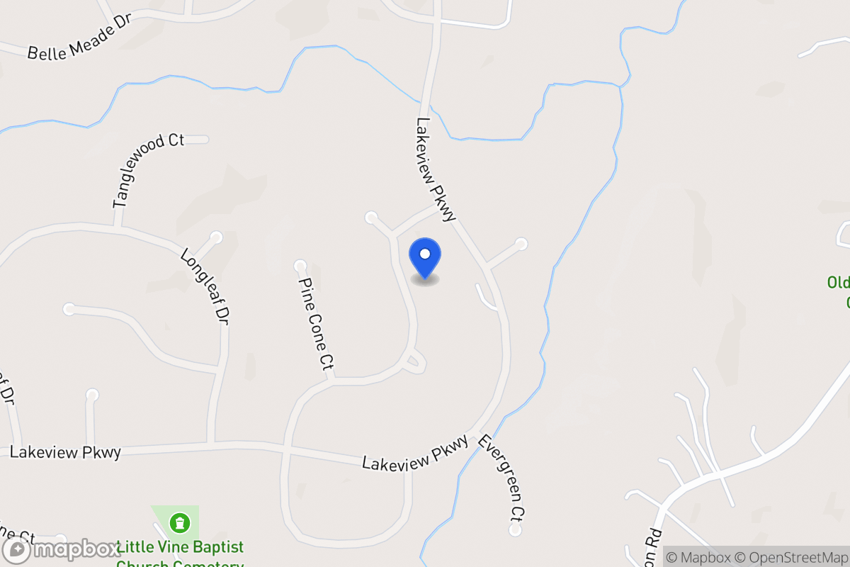 Map of 8175 N Pine Cone Dr