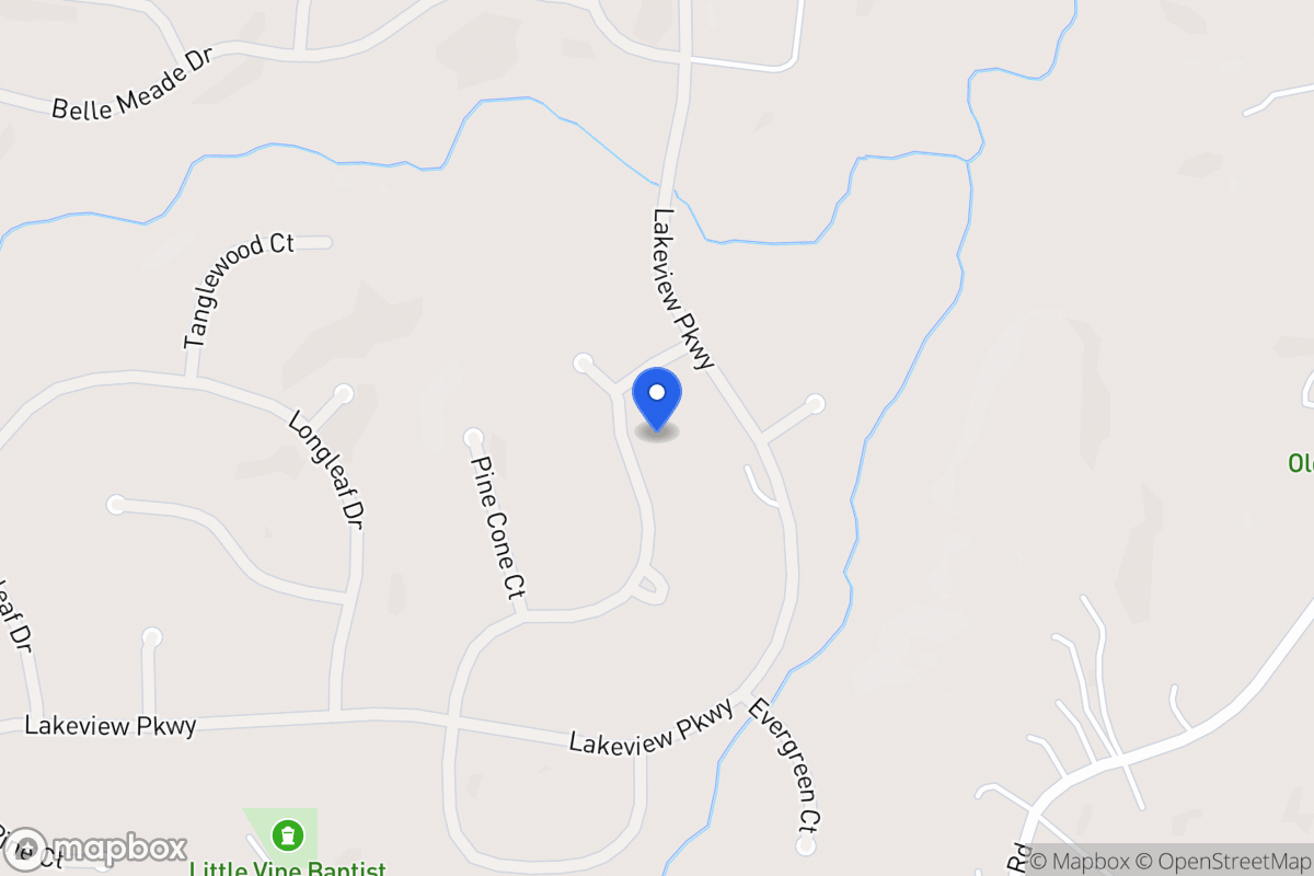 Map of 8176 N Pine Cone Dr